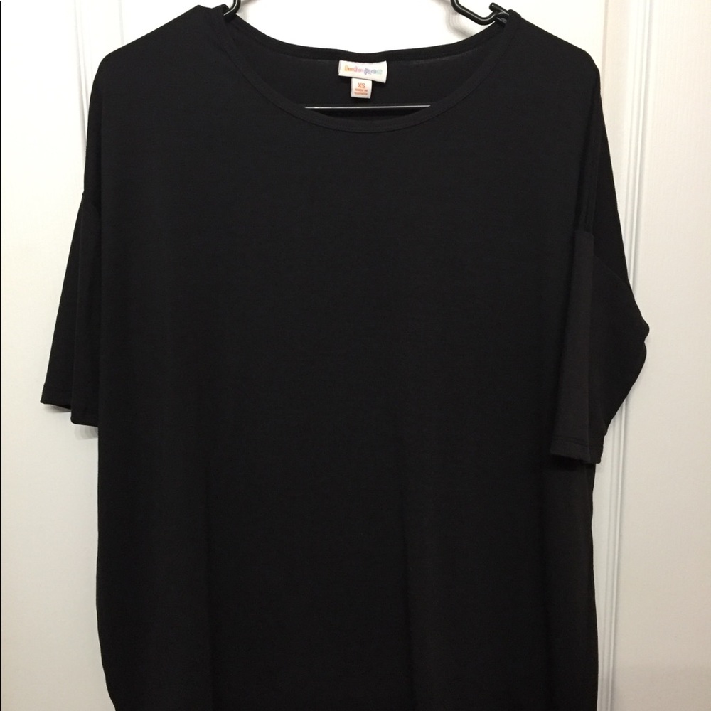 Lularoe Irma solid black size XS